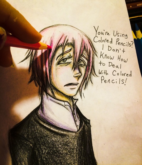 Crona doesn't know how to deal with being drawn by Checker-Bee