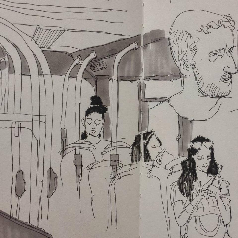 Bus Sketch 02