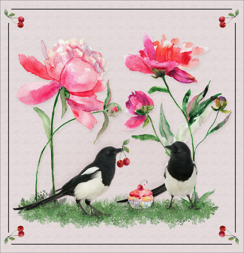 Magpies For Momotte by saperlipop Magpies For Momotte by saperlipop