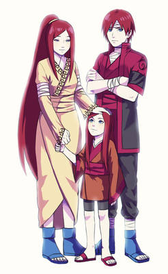 Kushina and her parents