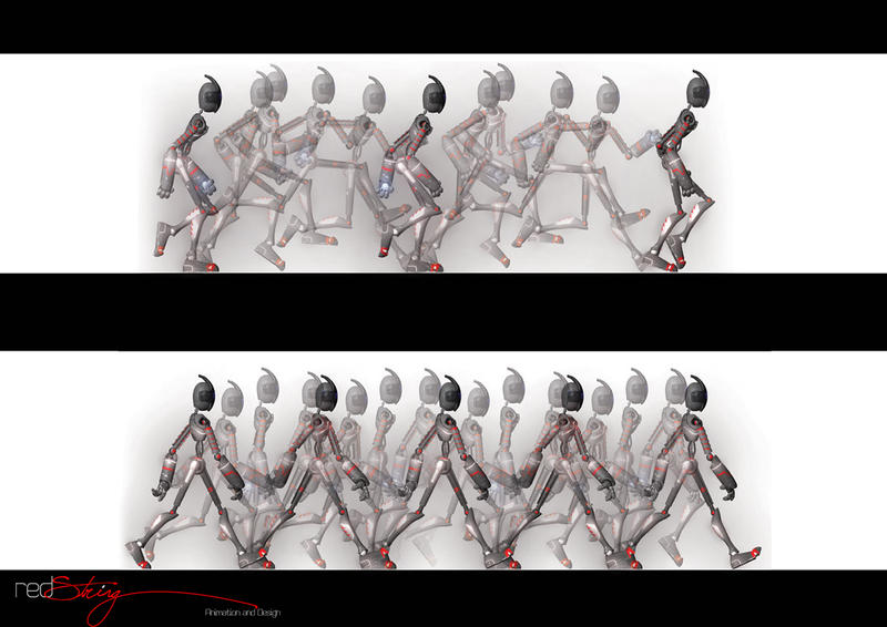 Bot Run and Walk Cycle by RedstringStudio on DeviantArt