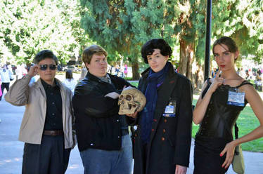 Sherlock cosplays