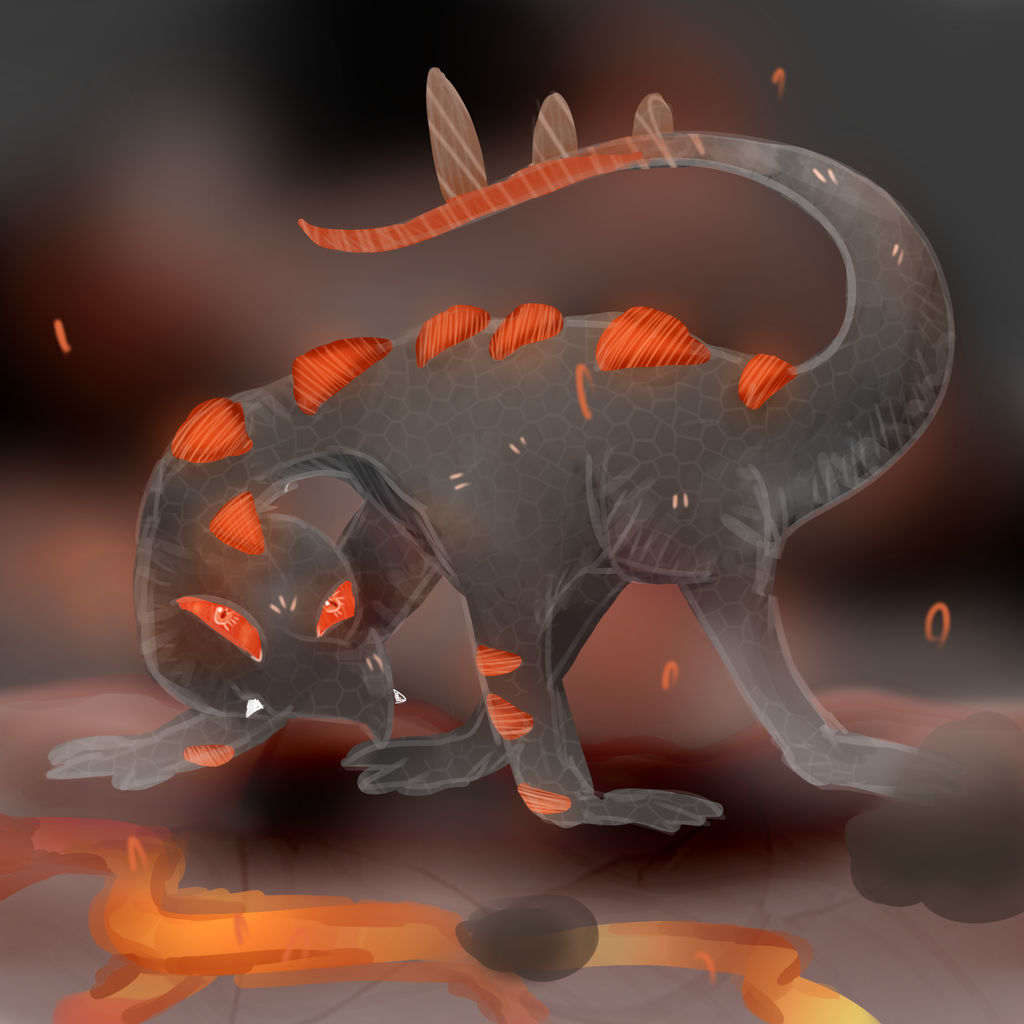 Salandit Evolution (Male) by yashu204 on DeviantArt