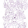 Mewtu Sketch Collection 3