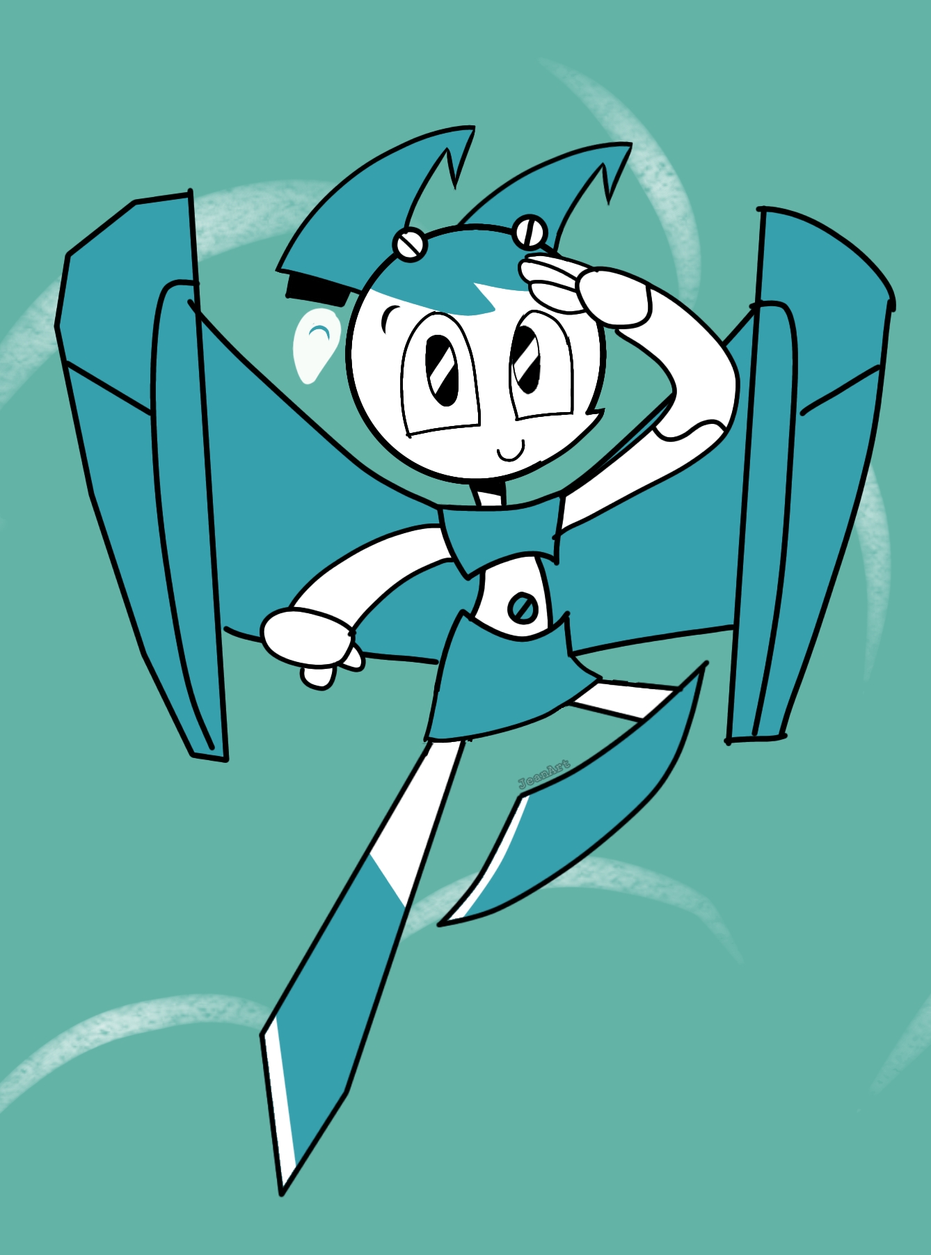 Jenny Wakeman (XJ-9): Flying Into Action (HD Art) by HankstermanArt on  DeviantArt