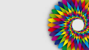 Rainbow Flower Wallpaper