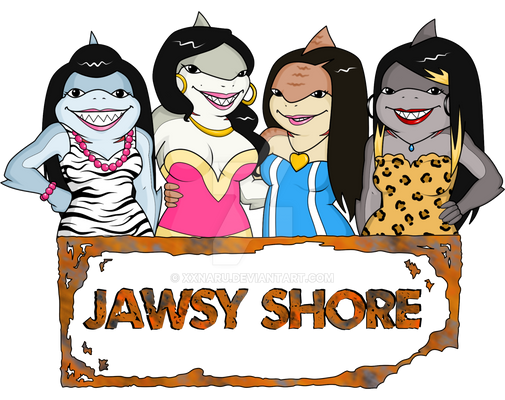 Shameless Humor Clothing: Jawsy Girls