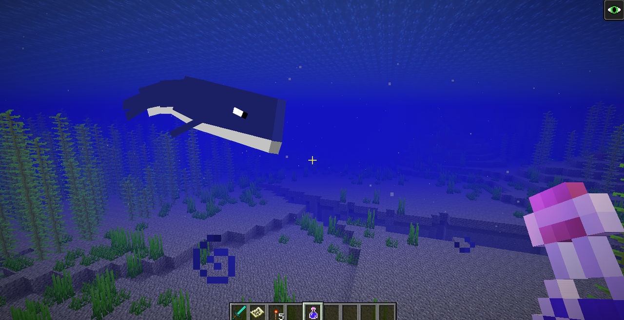 Minecraft Whale Colouring In Minecraft Blue Whale by LANDENLOC on DeviantArt