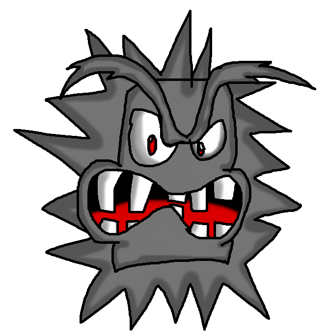 Thwomp In Rayman Origins Style by LANDENLOC on DeviantArt