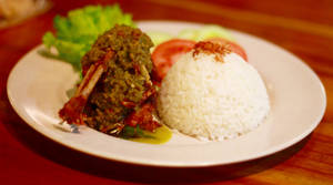 Bebek Goreng Sambel Ijo