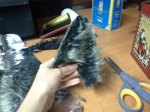 Realistic Wolf Ear WIP