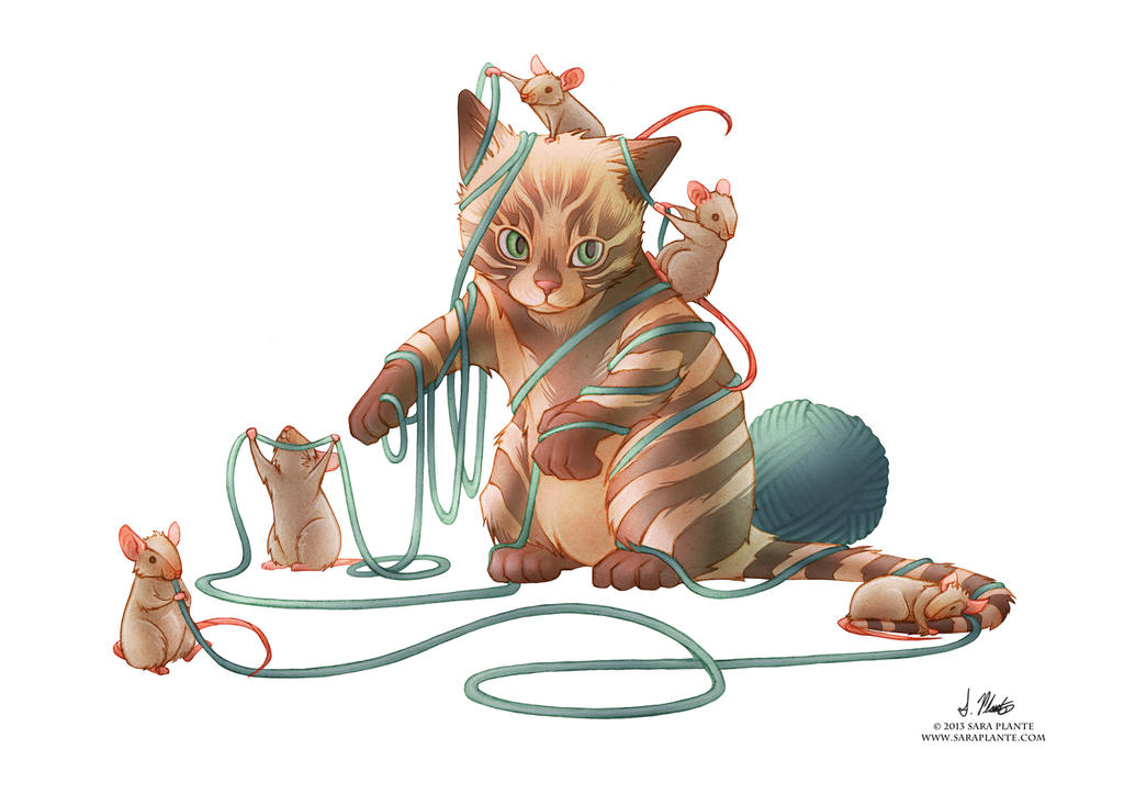 Cat and Mouse by SaraPlante
