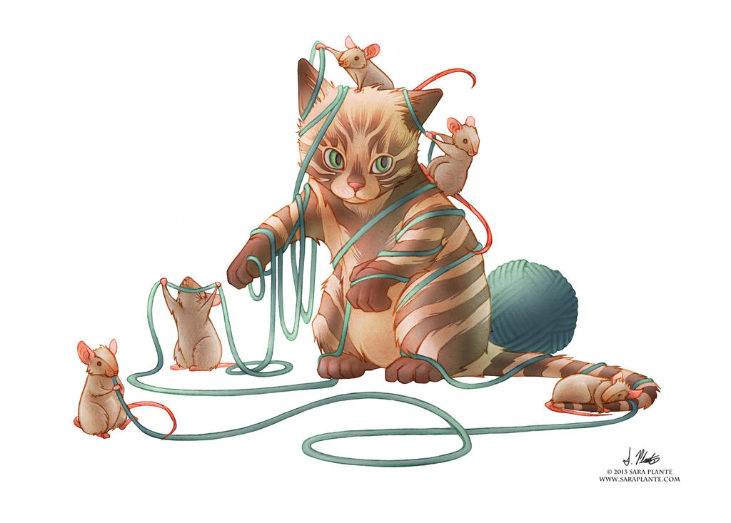 Cat and Mouse by SaraPlante Cat and Mouse by SaraPlante