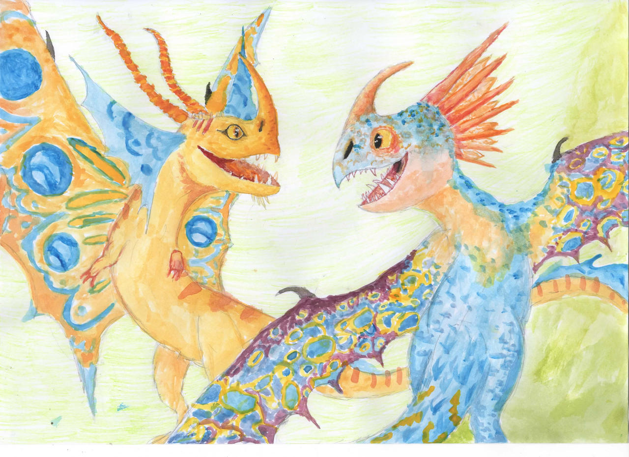 How to train your dragon duo by SpringEvening on DeviantArt