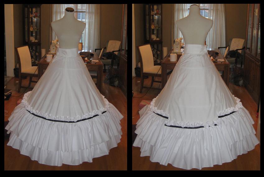 Ivory High Waisted Corset Skirt by wiltingoctober on DeviantArt