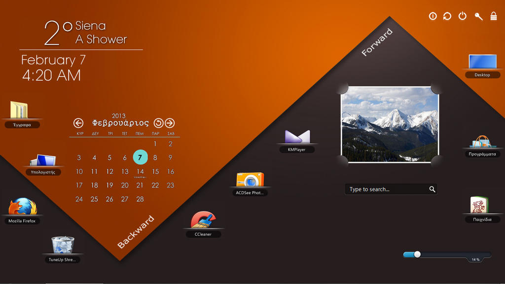 My Desktop with xwidget 2 by Jimking on DeviantArt