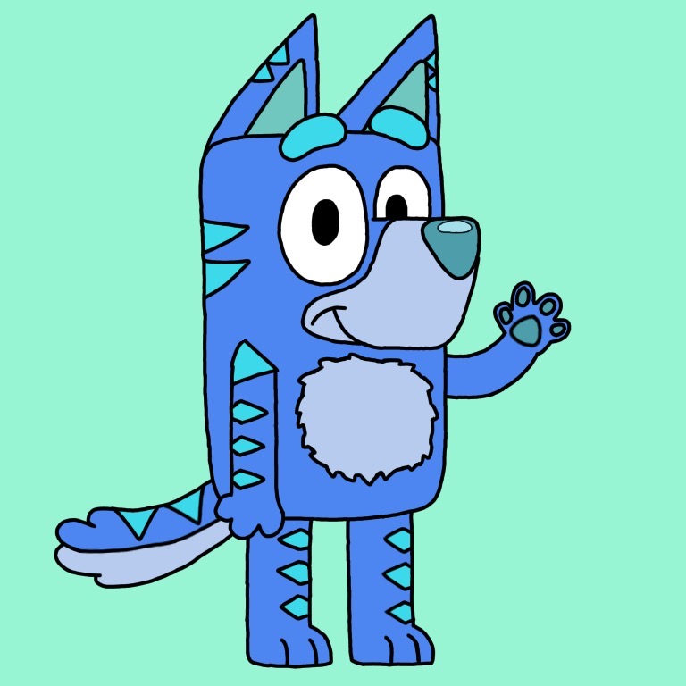 how do you draw bluey capsules characters by themostneontwig on DeviantArt