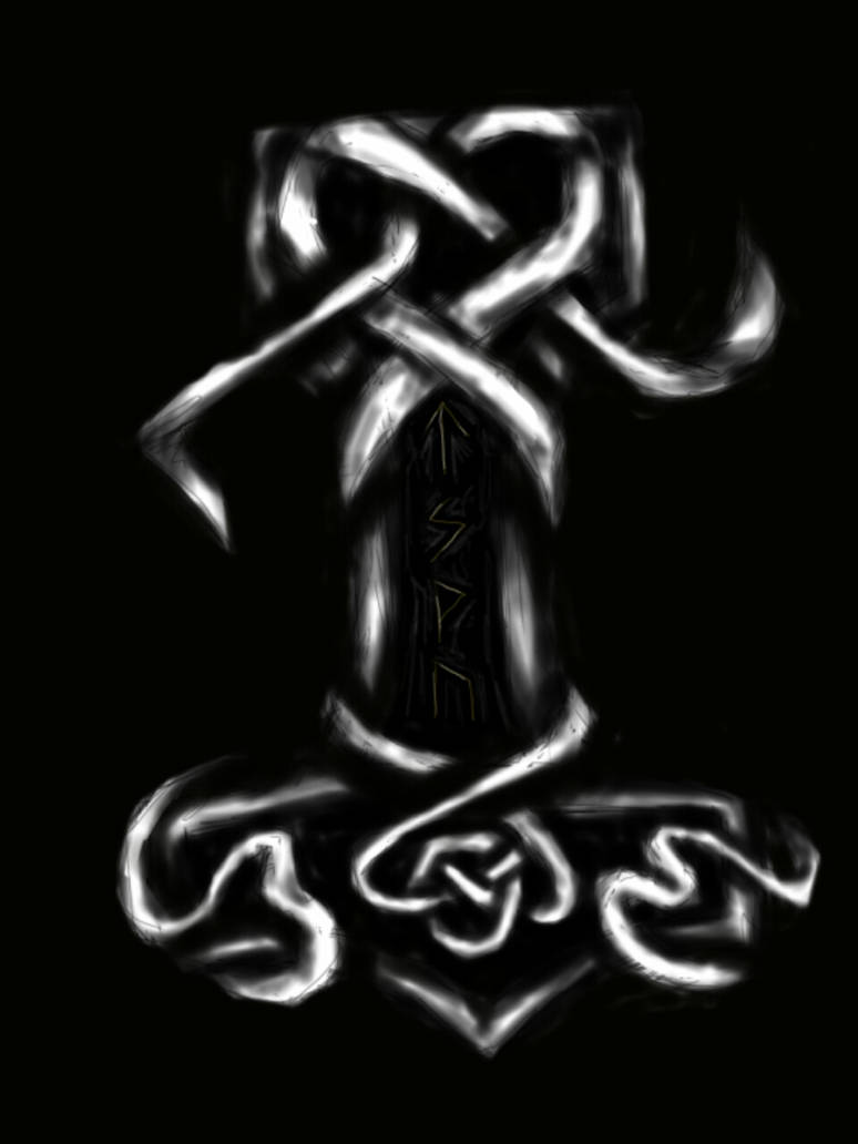 True Mjolnir Rune mjolnir and runes by heavenindarkness on DeviantArt