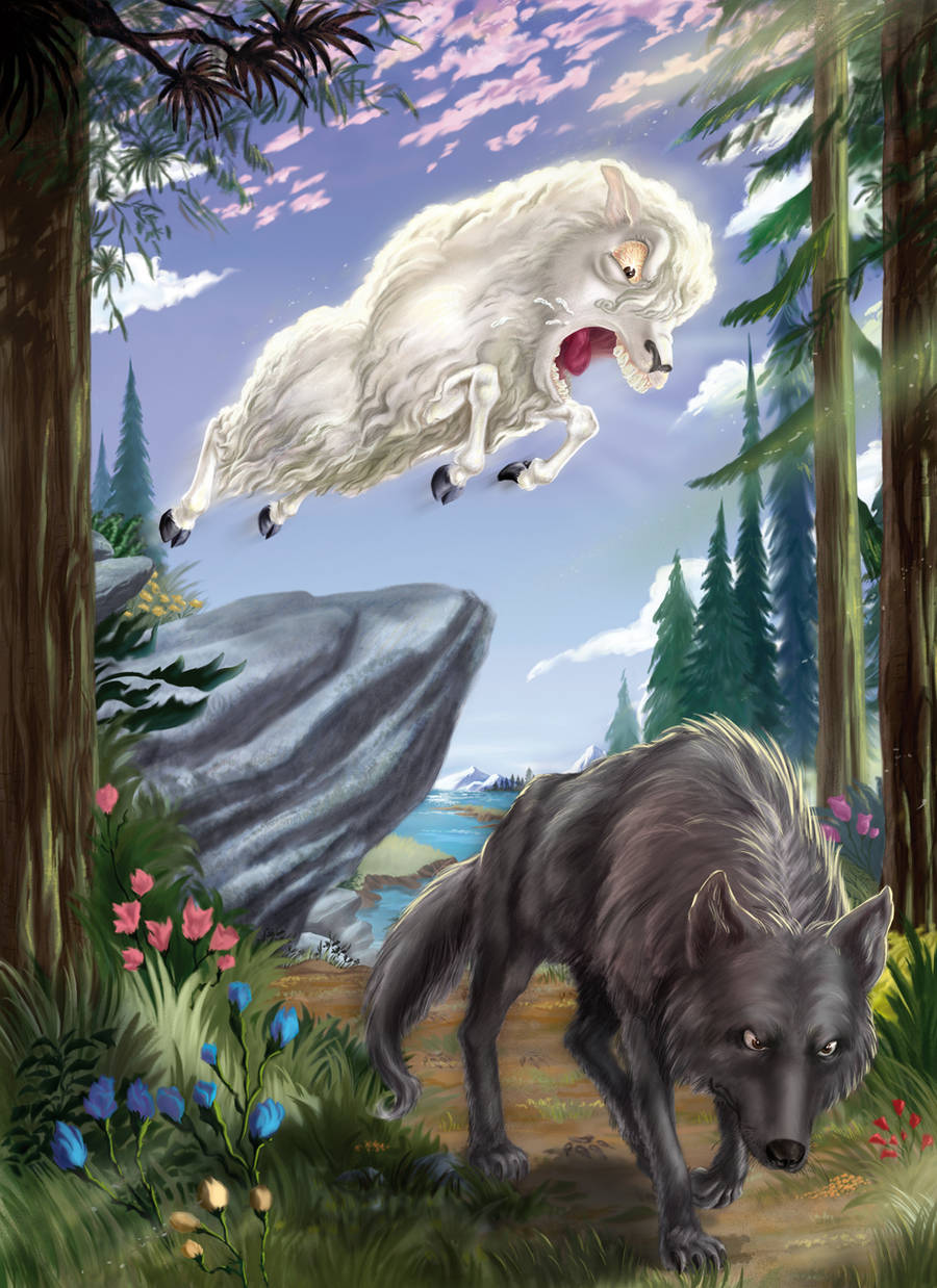 Sheep and Wolf by art2work
