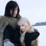 Couple Stock, snow elf+ viking