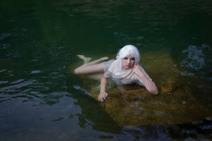 White fairy in water - stock 3