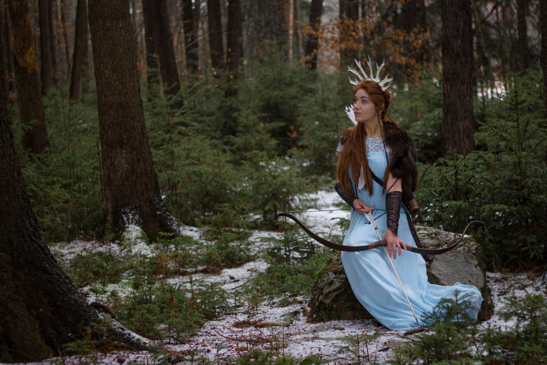 Skadi - winter goddess by Liancary-art Skadi - winter goddess by Liancary-art