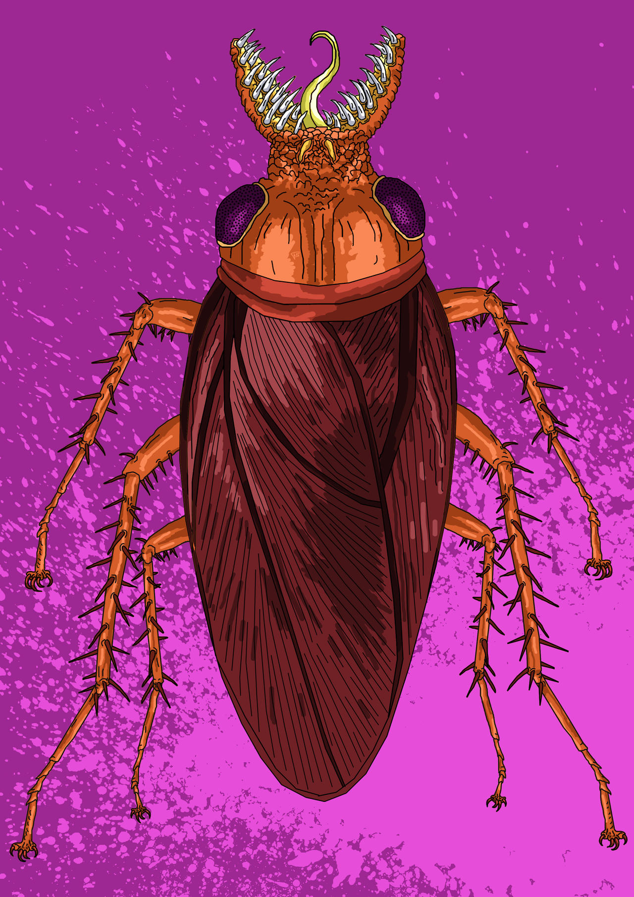 Flesheating Cockroach by Brainstorm-bw-style on DeviantArt