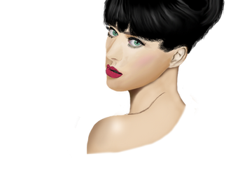 Fisrt Digital Painting - Katy Perry