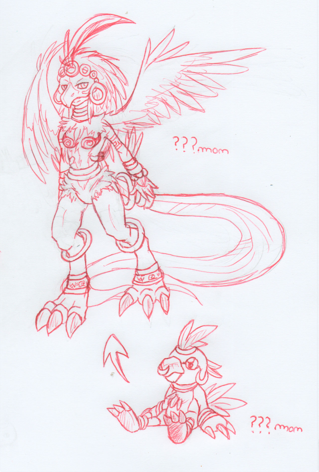 Custom Digimon Line Digimon custom design by LostDigidestined on DeviantArt