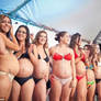 pregnant bikinis moms