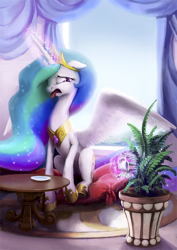 Princess Celestia Hates Tea