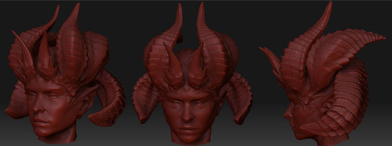 daemoness head sculpt