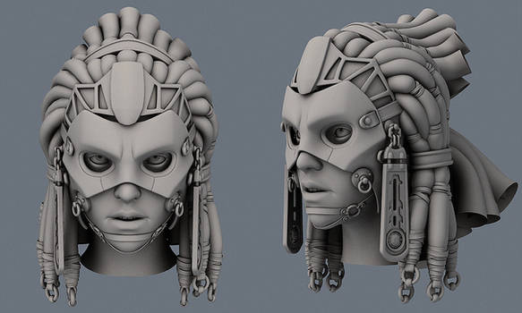 Zem female head WIP