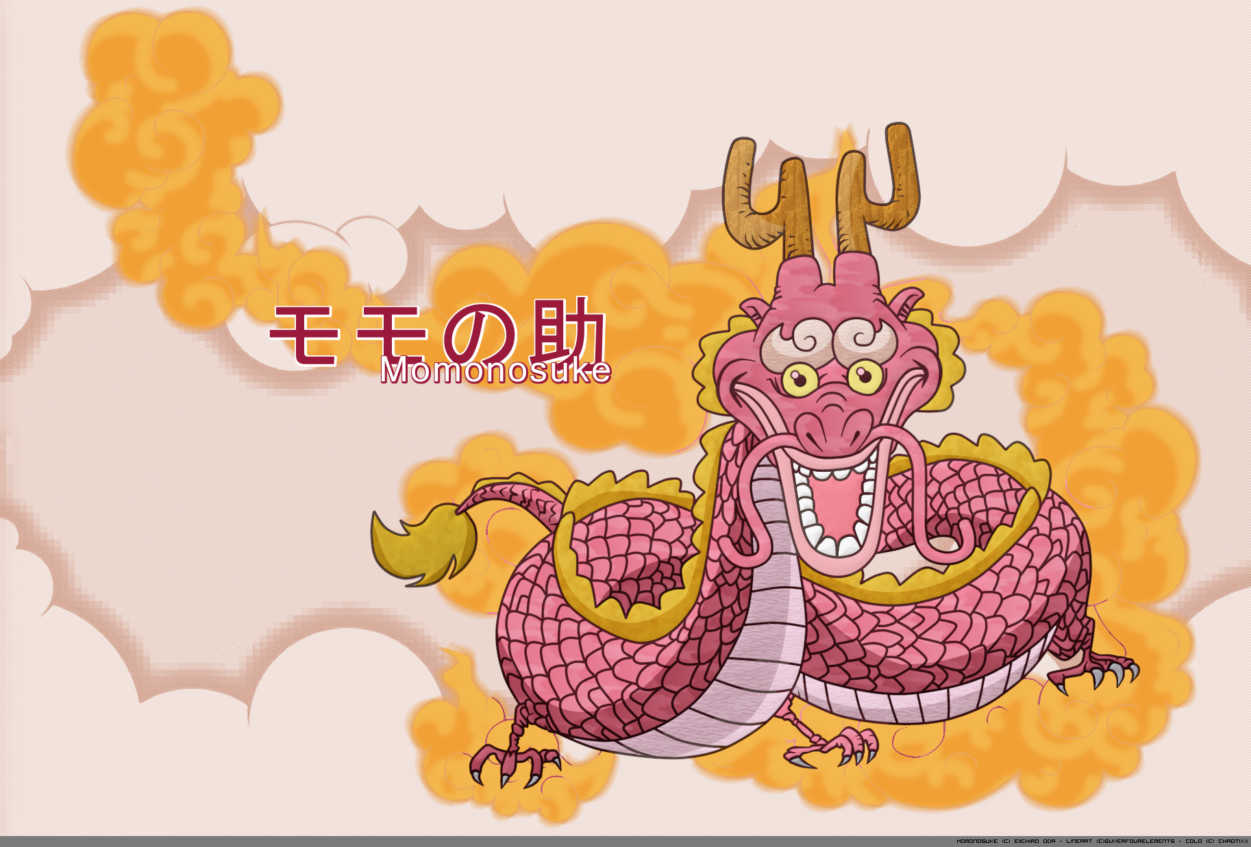 The little pink dragon - One Piece