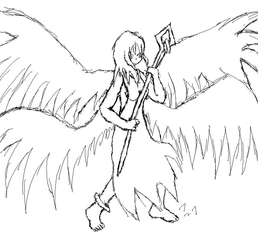 MS Paint Sketch-Lotsa Wings...