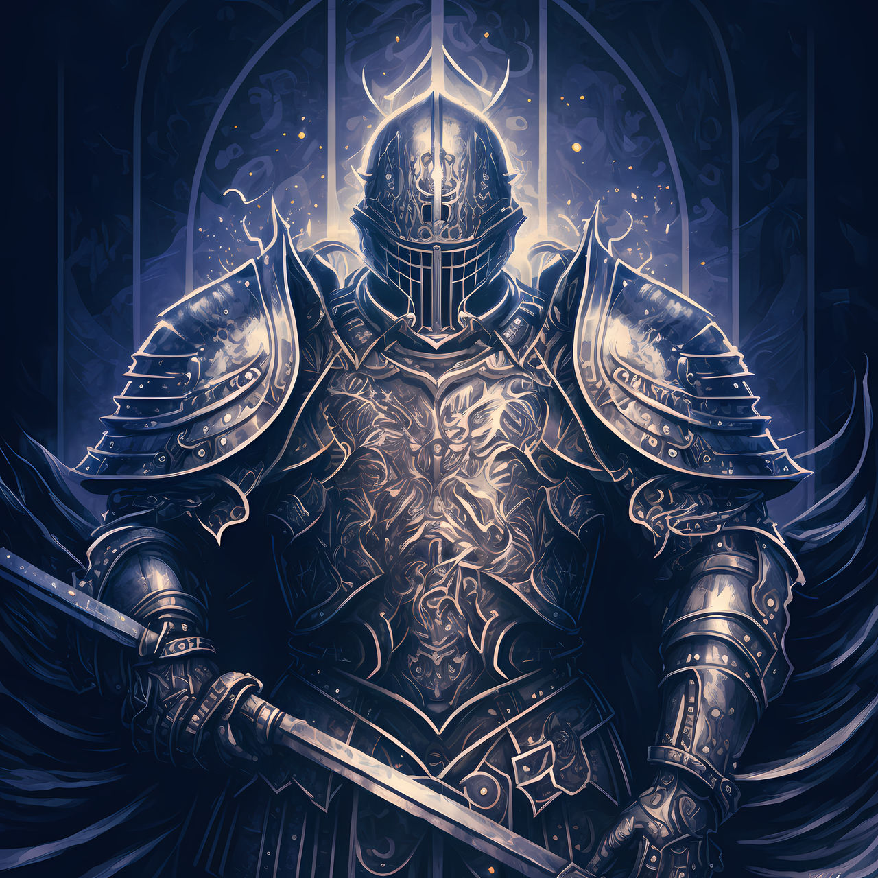 Dark fantasy knight version 4 by PM Artistic on DeviantArt Dark fantasy knight version 4 by PM Artistic on DeviantArt