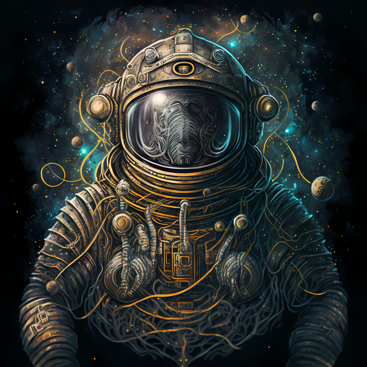 Alien Astronaut Version 3 by PM-Artistic on DeviantArt
