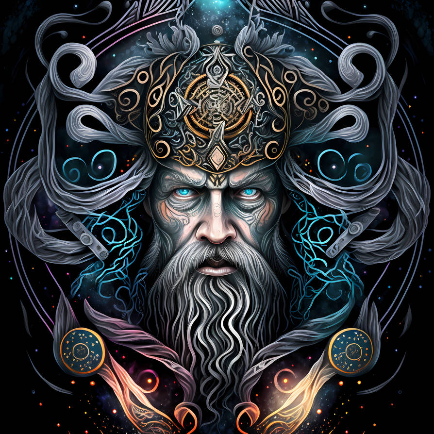 Odin Inicator Portrait of Odin by PM-Artistic on DeviantArt