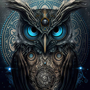 Dark Fantasy Owl version 3