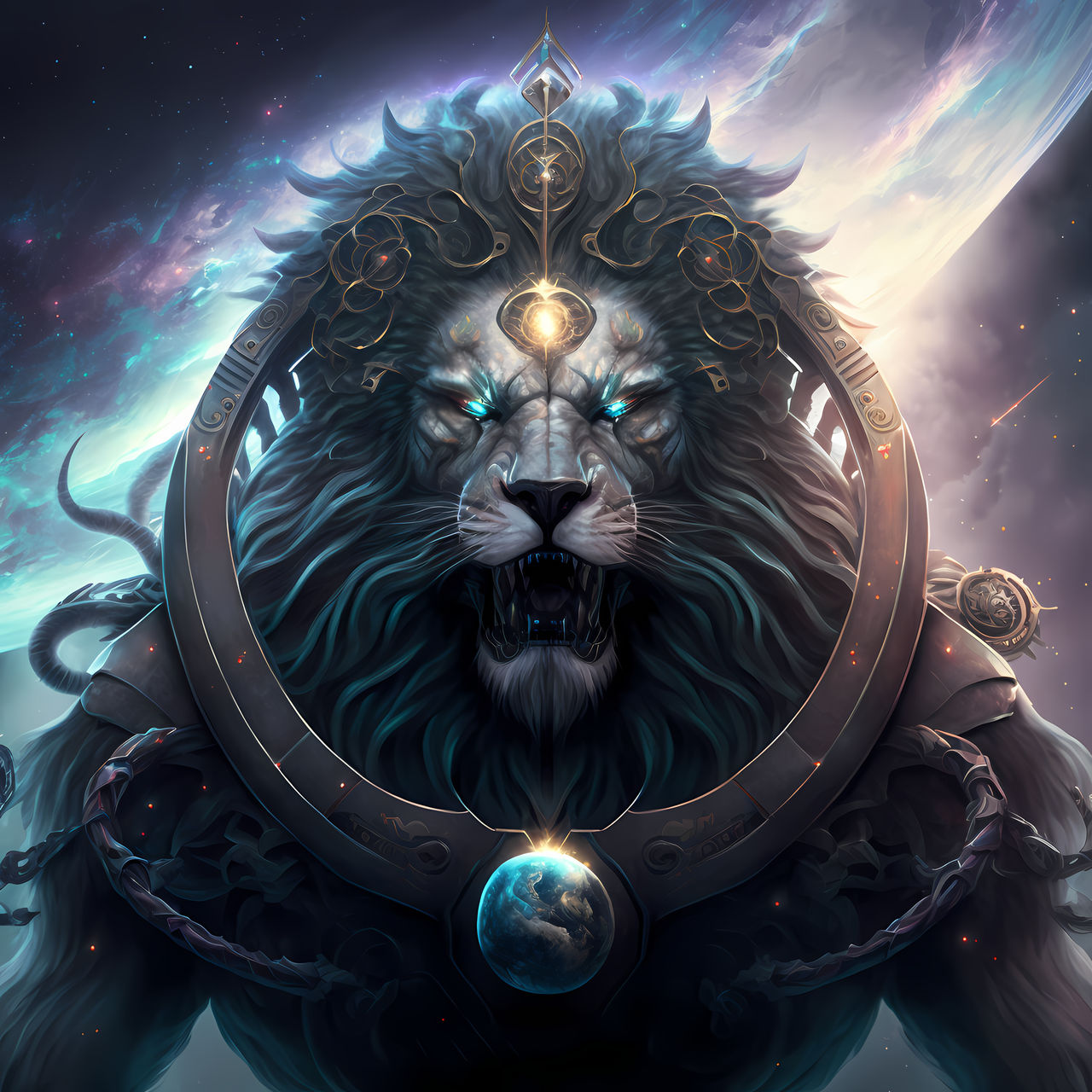 Epic Space Leo Zodiac Version 3 by PM-Artistic on DeviantArt