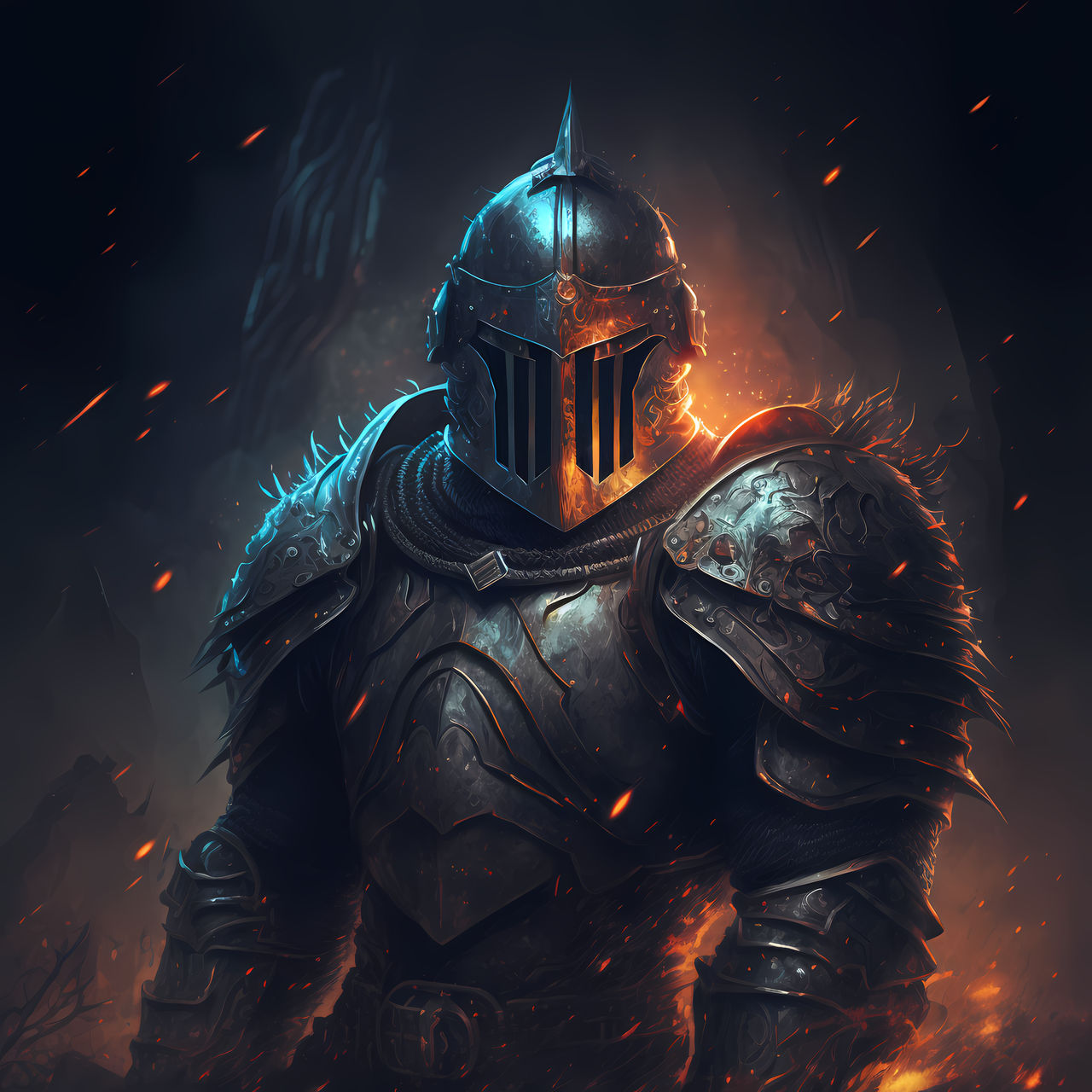 Dark fantasy knight version 5 by PM Artistic on DeviantArt Dark fantasy knight version 5 by PM Artistic on DeviantArt