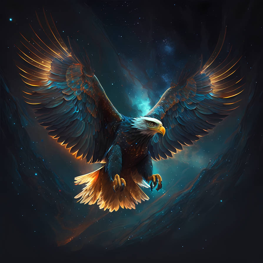 The mighty Eagle: Ruler of the Cosmos by PM-Artistic on DeviantArt