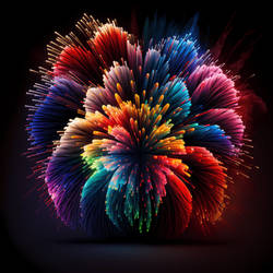 Colorful Fireworks Version 2
