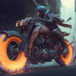 Epic fantasy motorbike version 1