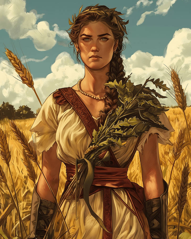 Ceres in the Midst of Harvest by PM-Artistic on DeviantArt
