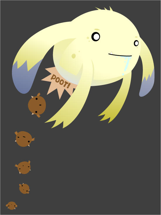 Pooting Pooting Monster by angryzenmaster on DeviantArt