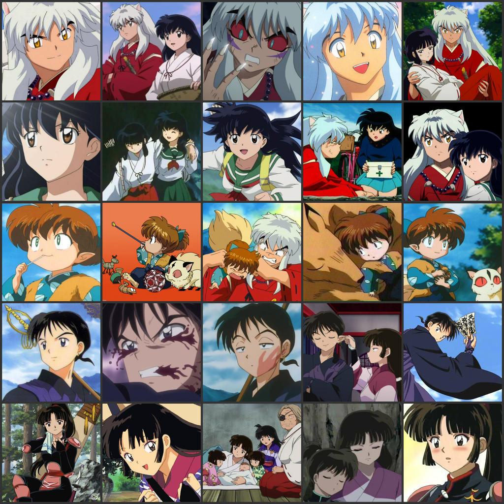 Inuyasha Main Characters By Briddybear On DeviantArt inuyasha-main-characters-by-briddybear-on-deviantart