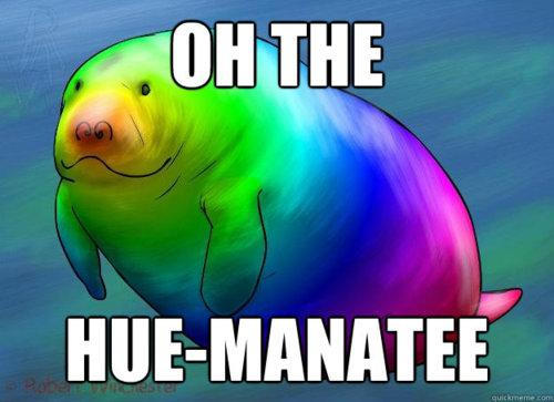 OH THE HUE-MANATEE