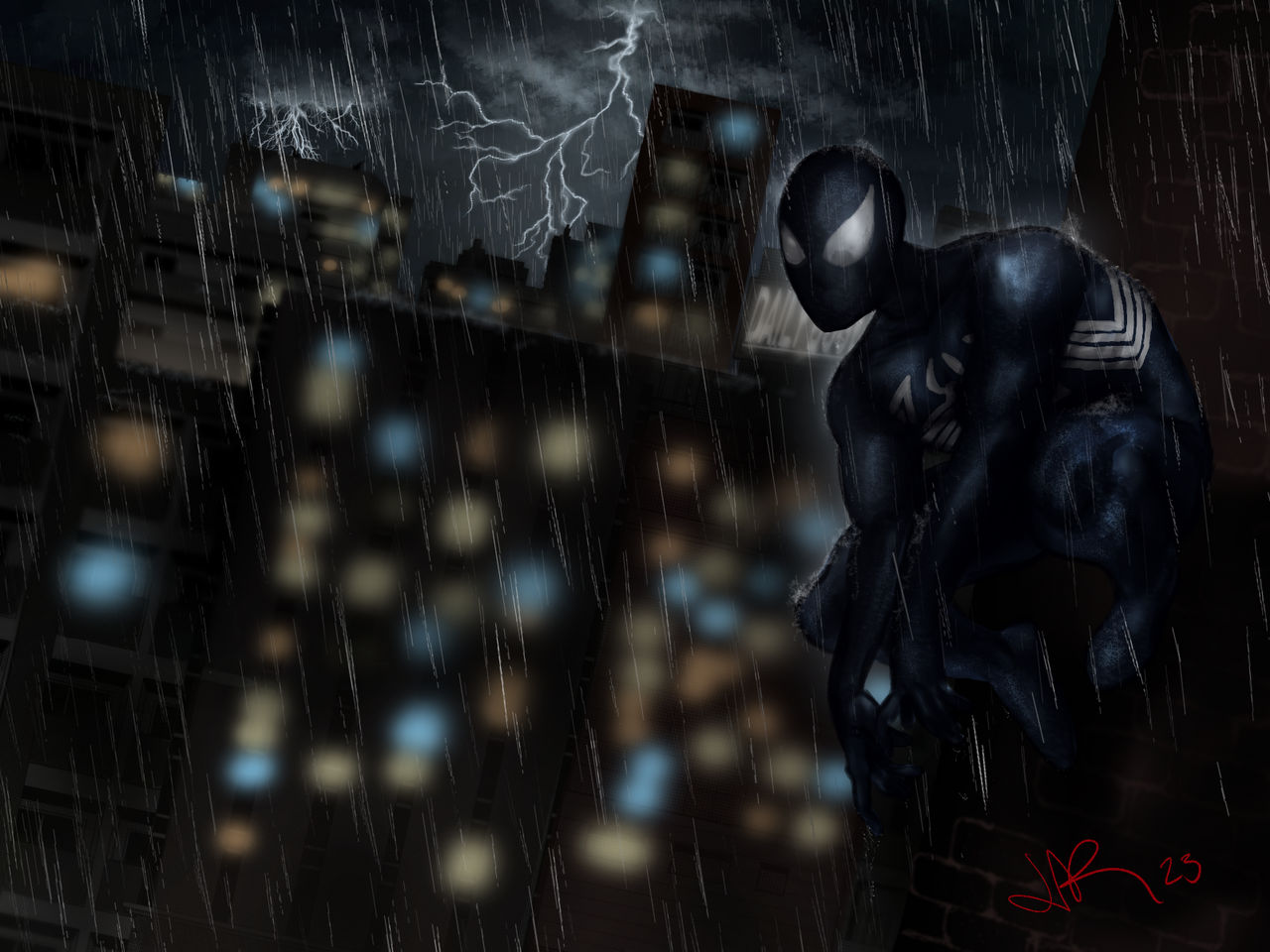 Spider-Man Redraw Symbiote by SpiderRuskie on DeviantArt