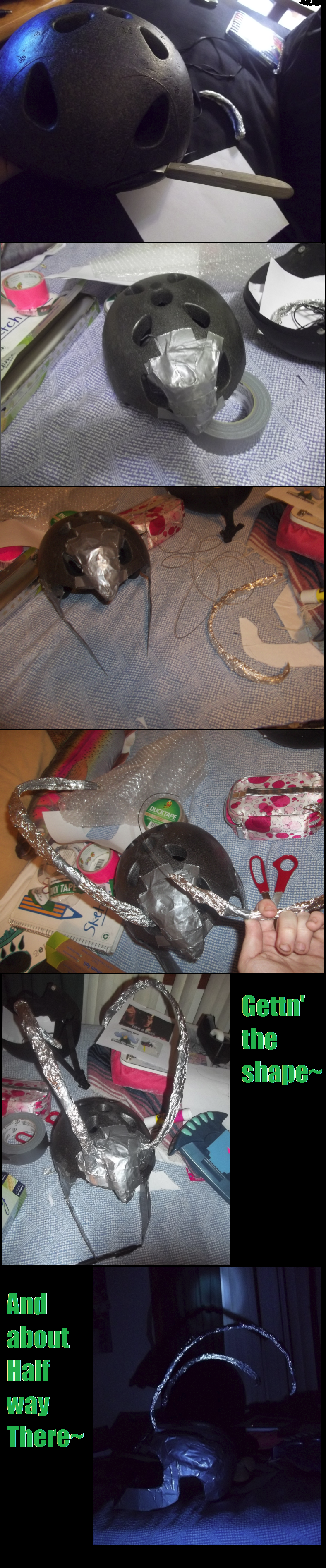 Home Made Loki Helmet ~Process in Works~